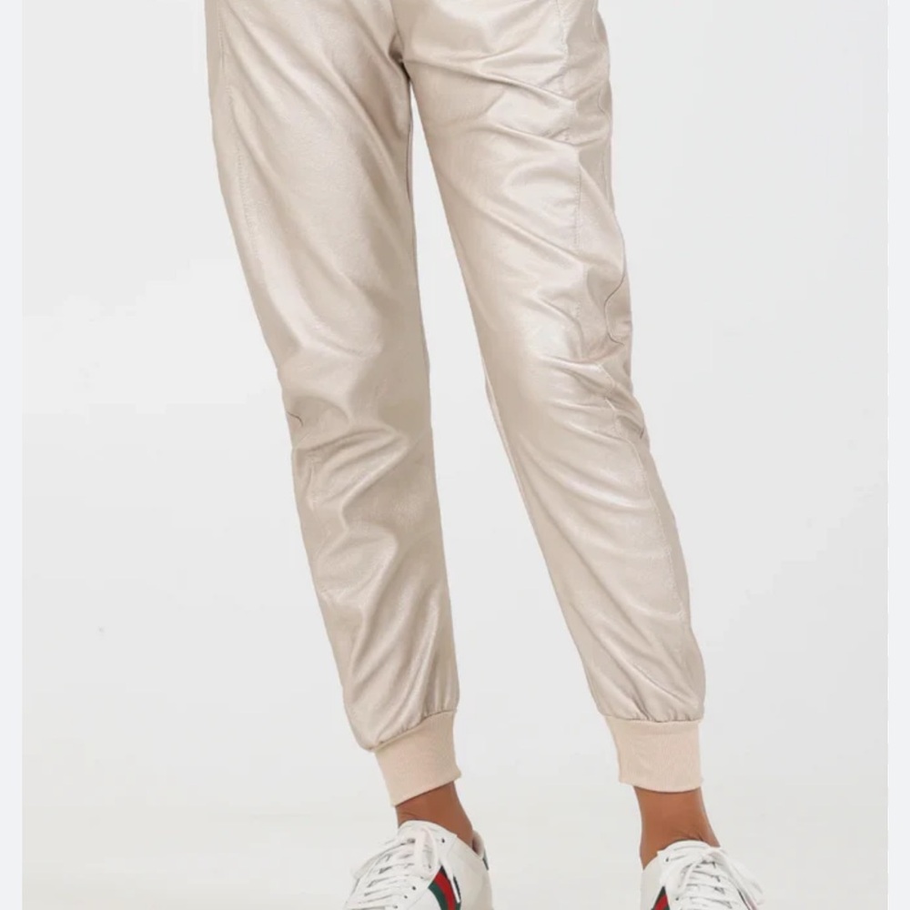 Fancy D Boutique Metallic Joggers